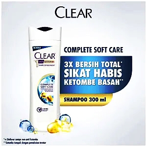 Clear shampoo anti dandruff complete soft care 300ml