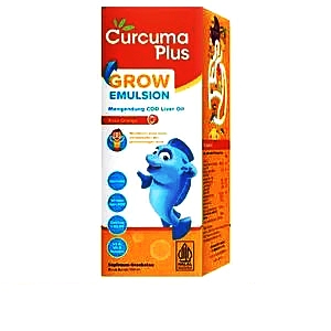Curcuma plus suplemen kesehatan grow orange 100ml