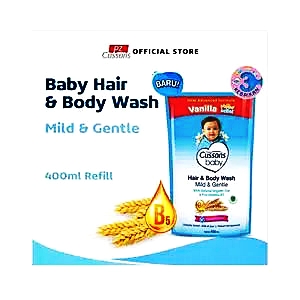Cussons baby hair & body wash mild & gentle 375ml
