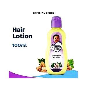 Cussons baby hair lotion naturals kemiri, aloe vera, seledri 100ml