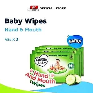 Cussons baby wipes naturally refreshing 3x45's