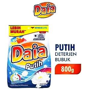 Daia Detergent Bubuk Putih 800g