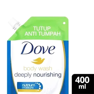 Dove deeply nourishing body wash refill 400ml