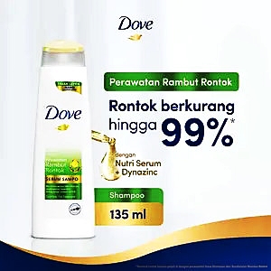 Dove serum shampoo perawatan rambut rontok 135ml