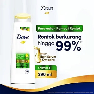 Dove serum shampoo perawatan rambut rontok 290ml