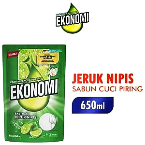 Ekonomi pencuci piring power liquid jeruk nipis 650ml