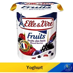 Elle & vire fruits yoghurt mixed berry 125g