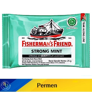 Fisherman's candy strong mint hijau 25g sct