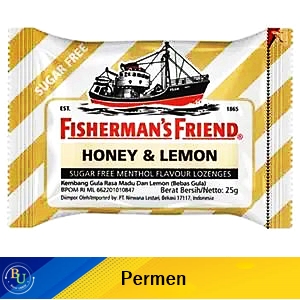 Fisherman's candy sugar free honey & lemon 25g