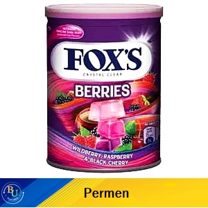 Fox's Candy Crystal Clear Berries 170G