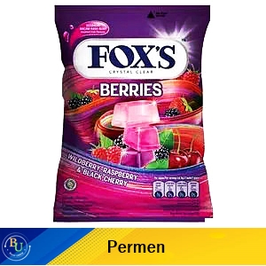 Fox's Candy Crystal Clear Berries 90G