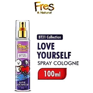 Fres & natural fragrance mist bt21 love yourself 100ml