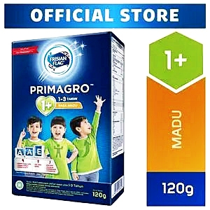 Frisian flag 1+ susu bubuk pertumbuhan madu 120g