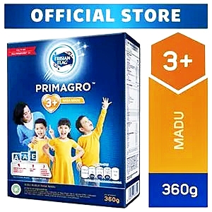 Frisian flag 3+ susu bubuk pertumbuhan madu 360g