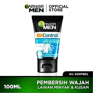 Garnier men oil control bright + oil control super duo foam 100ml