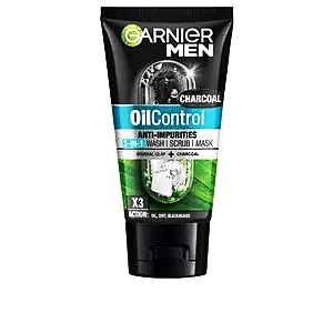Garnier men turbo light oil control 3 in 1 charcoal black 50ml