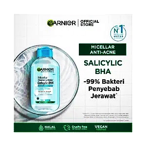 Garnier micellar cleansing water salicylic bha 125ml