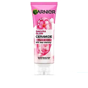 Garnier sakura glow hyaluron super whip 100ml