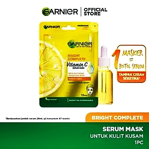 Garnier skin natural serum mask light complete 28g