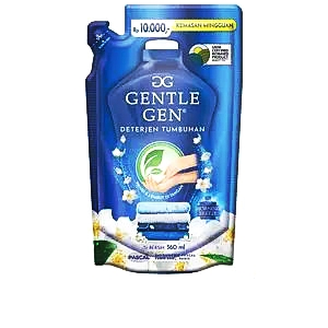 Gentle gen deterjen cair morning breeze 360ml
