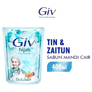 Giv Body Wash Hijab Tin & Zaitun 400mL