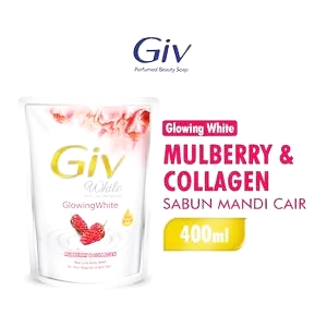 Giv body wash glowing white mulberry & collagen 400ml