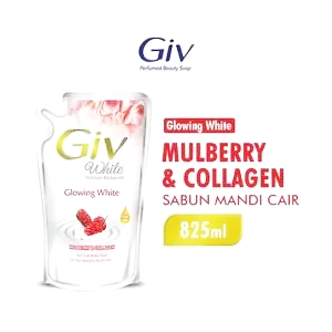 Giv body wash glowing white mulberry & collagen 825ml