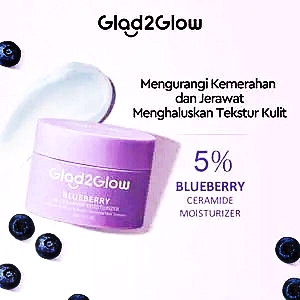Glad2glow 5% ceramide moisturizer blueberry 30g