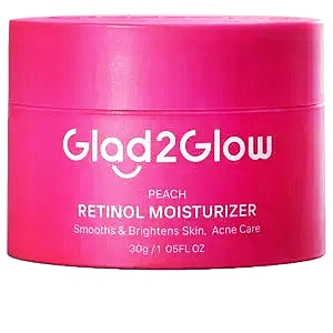 Glad2glow retinol moisturizer peach 30g