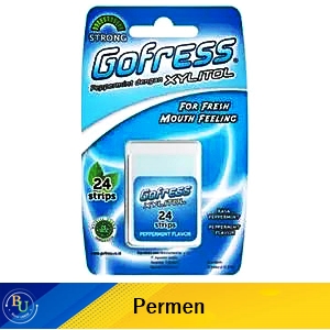 Go fress refreshing oral care strips 24 peppermint