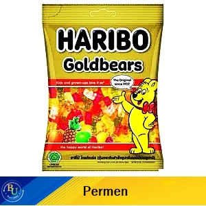 Haribo candy gummy gold bears 80g
