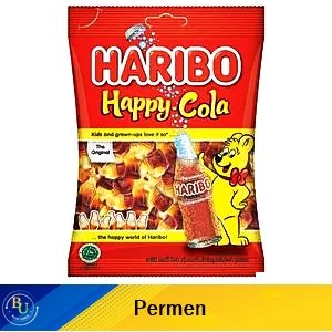 Haribo candy gummy happy cola 80g