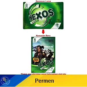 Hexos Candy Mint 8X2.5 G