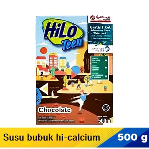 Hilo teen susu bubuk hi-calcium coklat 500g