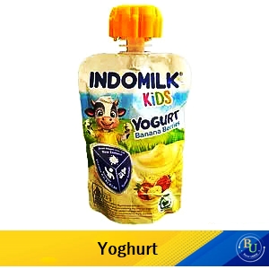 Indomilk Kids Yogurt Banana Berries 70G