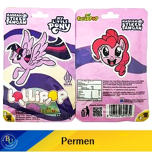 Jlo fizzlepop lollipop candy my little pony 15g