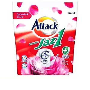 Kao attack detergent powder jaz 1 semerbak cinta 800g