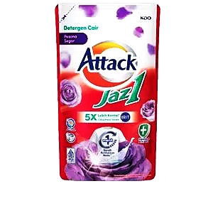 Kao attack jaz 1 detergel cair pesona segar 700g