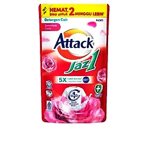 Kao attack jaz 1 detergent cair semerbak cinta 515g