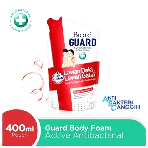 Kao biore body foam active antibacterial 400ml
