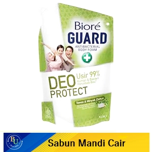 Kao biore body foam deo protect tawas & minyak zaitun 400ml