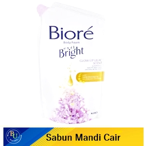 Kao biore body foam refill bright lilac 400ml