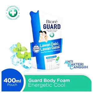 Kao biore body foam refill energetic cool 400ml