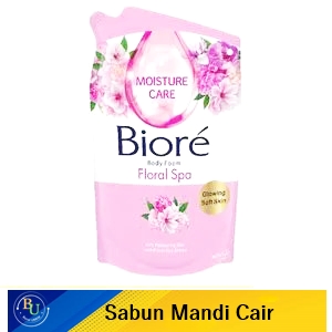 Kao biore body foam refill floral spa 400ml