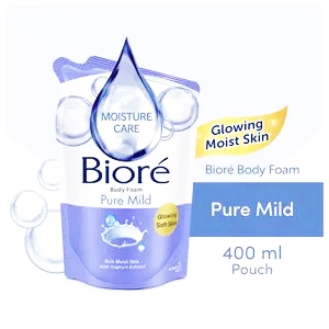 Kao biore body foam refill pure mild 400ml