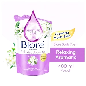 Kao biore body foam relaxing aromatic jasmine 400ml