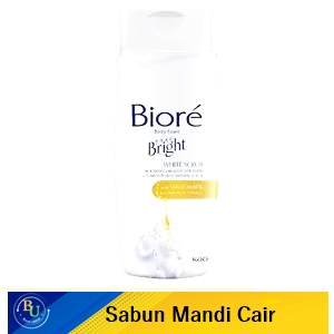 Kao biore body foam whitening scrub 100ml