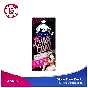 Kao biore pore pack cleansing strips 4's black