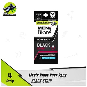 Kao biore pore pack men's strips 4's black