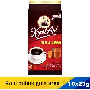 Kapal api kopi bubuk gula aren special mix 10x23g